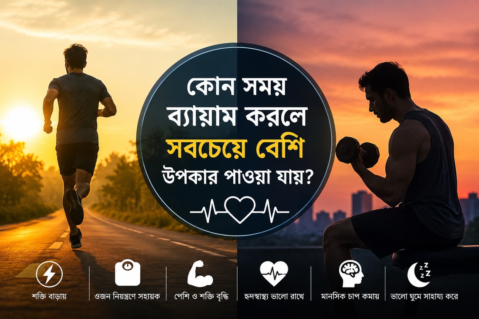 সকালে নাকি সন্ধ্যায়? ব্যায়ামের সবচেয়ে উপকারী সময় কোনটি