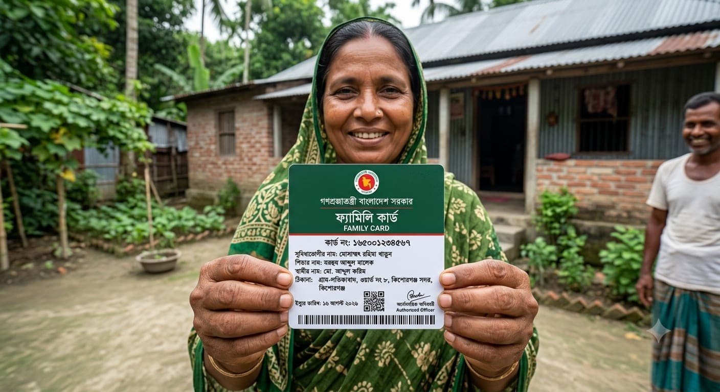 ১৬ আগস্ট শুরু ফ্যামিলি কার্ড প্রদান: ৪ বছরে আওতায় আসছে ১ কোটি ৬০ লাখ পরিবার